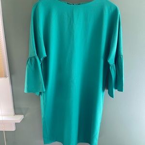 Banana republic emerald green dress